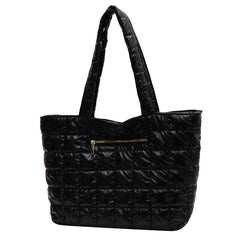 Winter Large Capacity Women's Shoulder Bag Soft Cotton Handbags