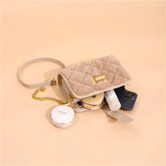 Winter Leather Shoulder Bag Chain Crossbody Handbag Ladies Totes Messenger