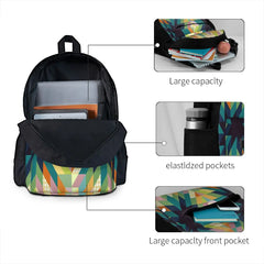 Winter Lights Backpacks Men's Handbag Zipper Men Women's Backpack