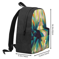 Winter Lights Backpacks Men's Handbag Zipper Men Women's Backpack