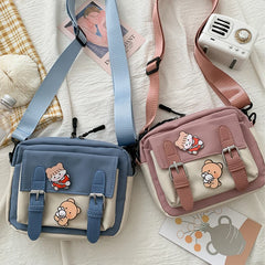 Winter Canvas Women's Bag Bungy Bag One-shoulder Diagonal Small Bag