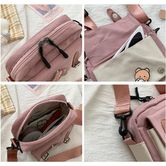 Winter Canvas Women's Bag Bungy Bag One-shoulder Diagonal Small Bag