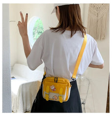 Winter Canvas Women's Bag Bungy Bag One-shoulder Diagonal Small Bag