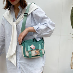 Winter Canvas Women's Bag Bungy Bag One-shoulder Diagonal Small Bag