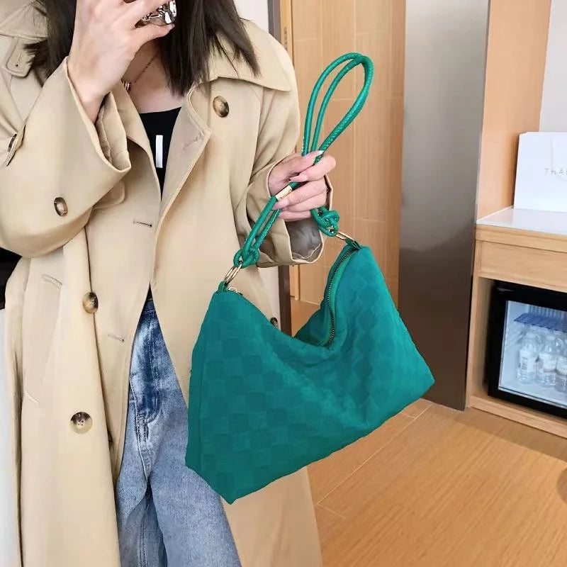 Winter Pleated Cloud Bag for Women Shoulder Bag Dumpling Bag