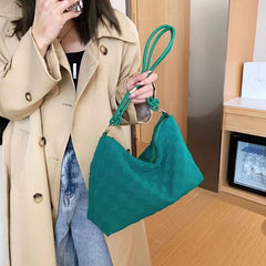 Winter Pleated Cloud Bag for Women Shoulder Bag Dumpling Bag