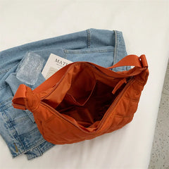 Winter Soft Cotton Handbag Female Large Capacity Shoulder Bag
