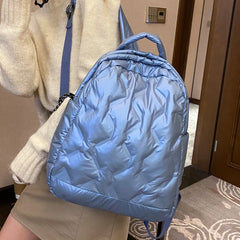 Winter Style Feather Down Padded Backpacks for Women
