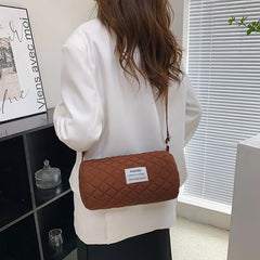 Winter Totes Cylinder Nylon Women's Shoulder Bags Clutch Bags Ladies