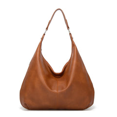 Winter Vintage Soft Leather Tote Bag For Women Style Shoulder Bags