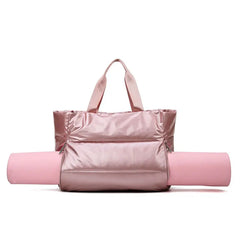Winter Large Capacity Shoulder Bag Waterproof Nylon Space Pad Down Bag