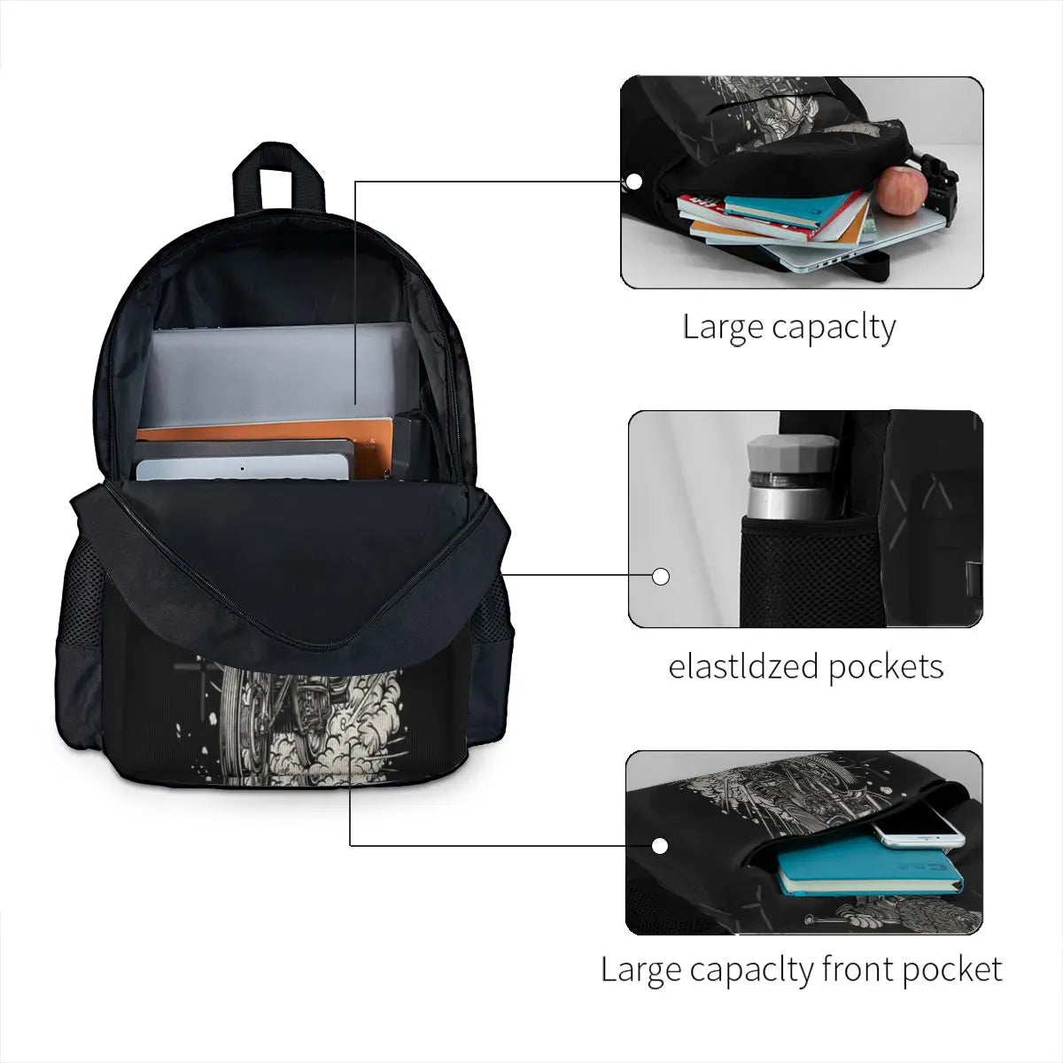 Winya No 91 Backpacks Men Women School Backpack