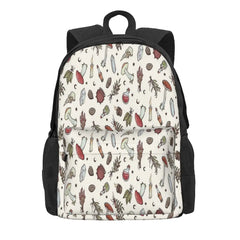 Witchy Pattern Light Backpacks Men Women Kpop Bags