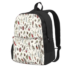 Witchy Pattern Light Backpacks Men Women Kpop Bags