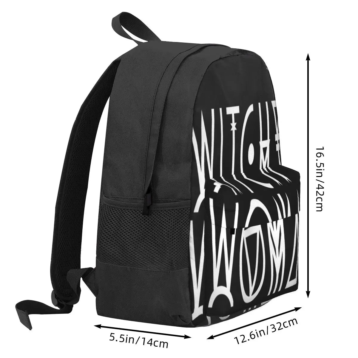 Witchy Woman Backpack Men's Bags Zipper School Girls