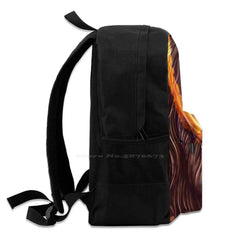 Golden Beard School Bag Big Capacity Backpack Laptop 15 Inch