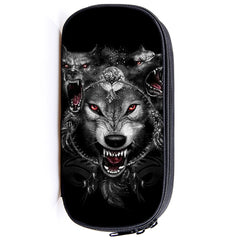 Wolf Stationery Bag High Kids Pencil Case
