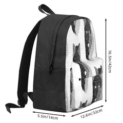 Wolf Mask Backpack Men's Vintage Bag Women's Bag Girls