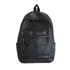 Leather Backpack for Men and Women - Stylish School Bagpack