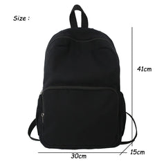 Canvas Backpack Large Capacity School Bag for Girls