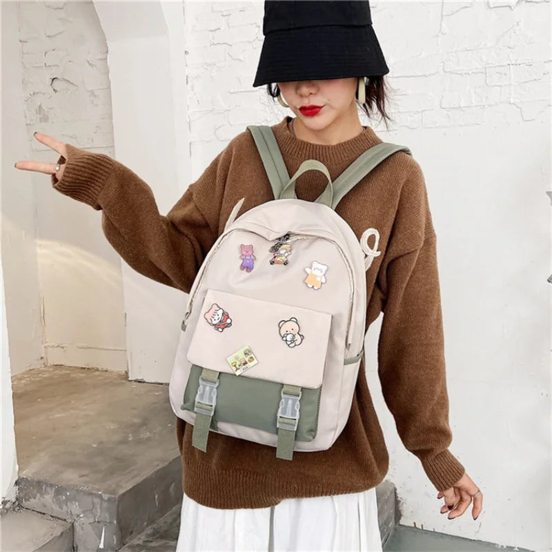 Canvas Lightweight Waterproof Outdoor Travel Backpack