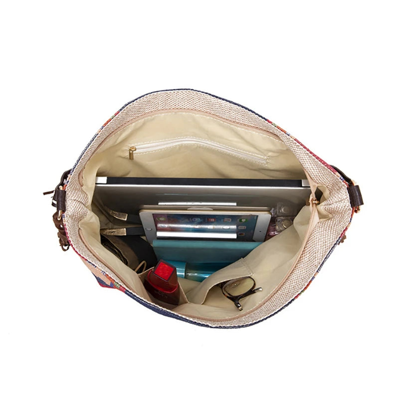 Bohemian Style Beach Shoulder Bag Quilted Crossbody