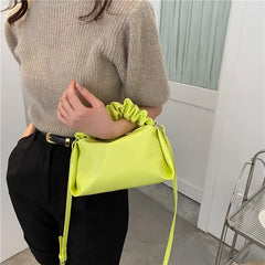 Small Soft Leather Clutch Purse Crossbody Shoulder Bag