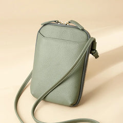 Women's Leather Crossbody Bag Mini Messenger Bag