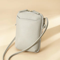 Women's Leather Crossbody Bag Mini Messenger Bag