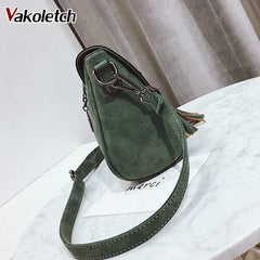 Small Tassel Women Messenger Bags Women Handbags High Bags Female Shoulder Bag