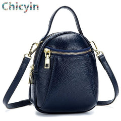 Leather Shoulder Bag for Women Small Crossbody Phone Bag