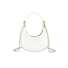 Vintage Leather Hobo Bag Small Chain Crossbody Purse Clutch Handbag