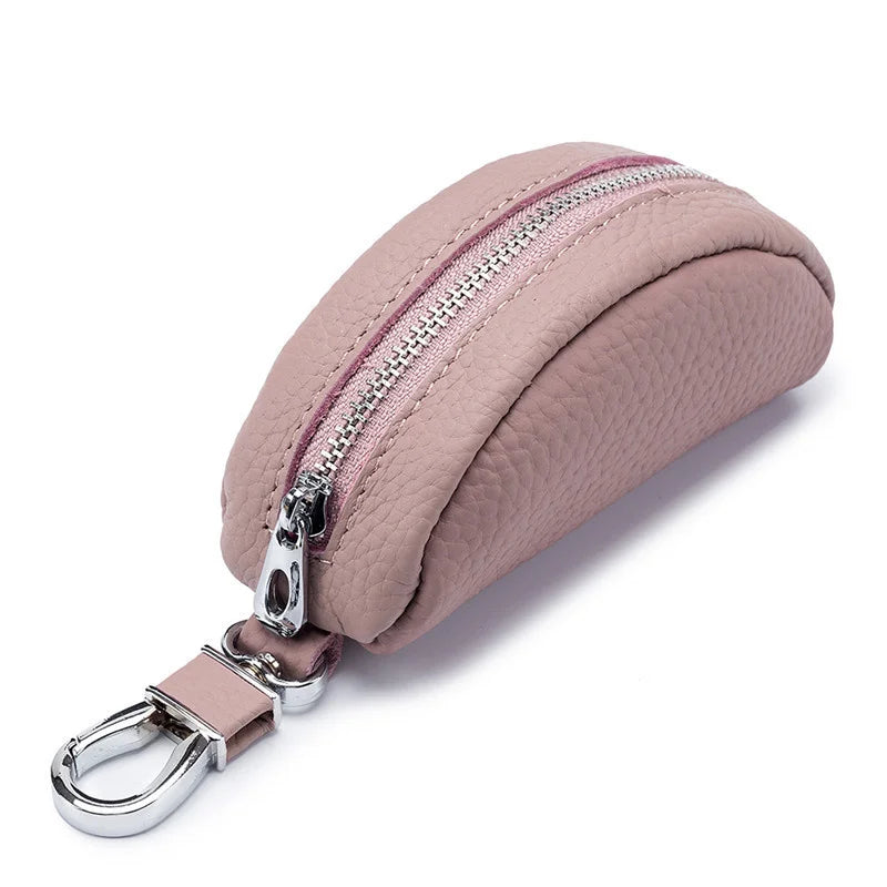 Leather Unisex Key Wallet Keys Organizer Smart Housekeeper