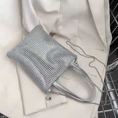 Rhinestone Shoulder Bag Clutch Purse Chain Messenger Crossbody Bags