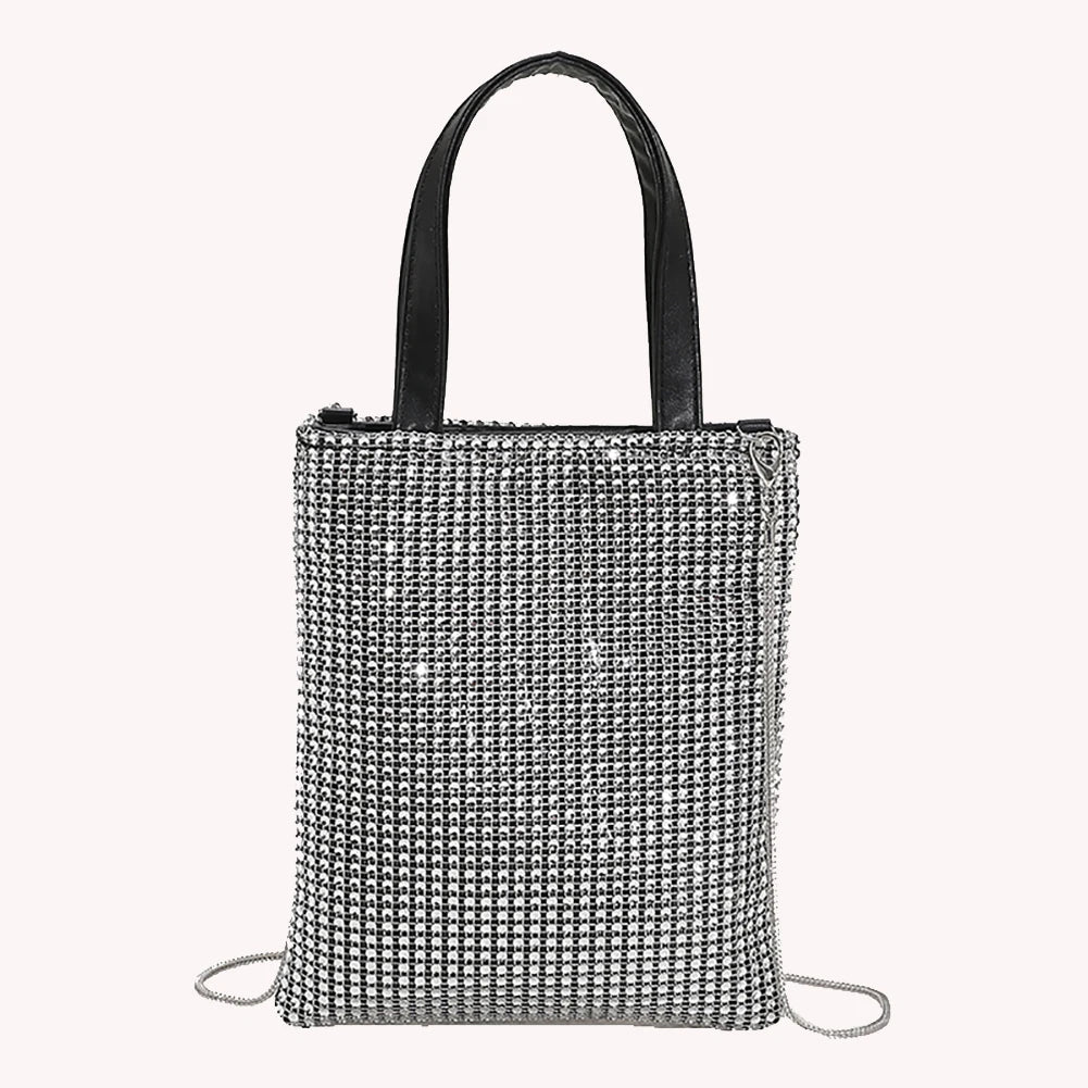 Rhinestone Shoulder Bag Clutch Purse Chain Messenger Crossbody Bags