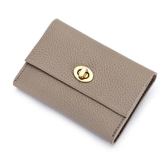 Women's Leather Short Wallet Small Card Bag Multi-functional Change Purse