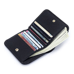 Women's Short Leather Wallet Multi-function Coin Purse