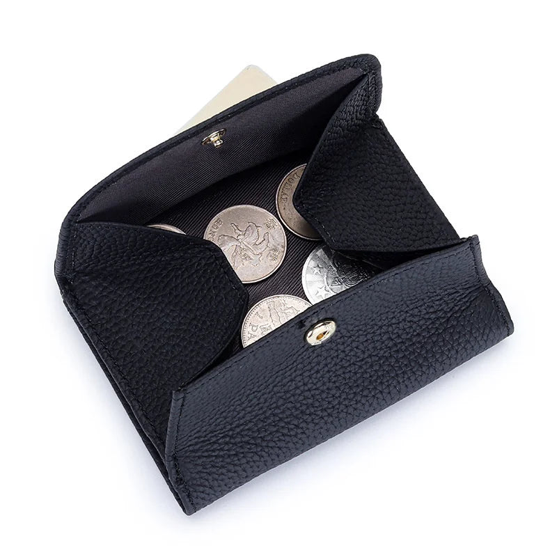 Women's Short Leather Wallet Multi-function Coin Purse