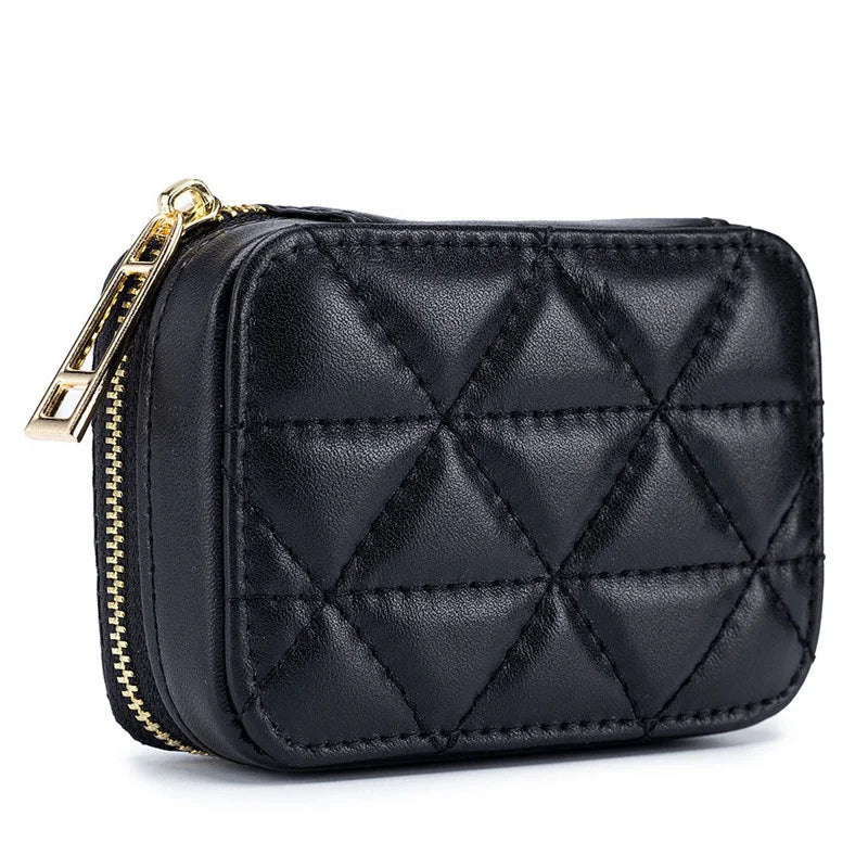 Woman Wallet Leather Cosmetic Hand Bags Lipstick Bag Travel Clutch Bag