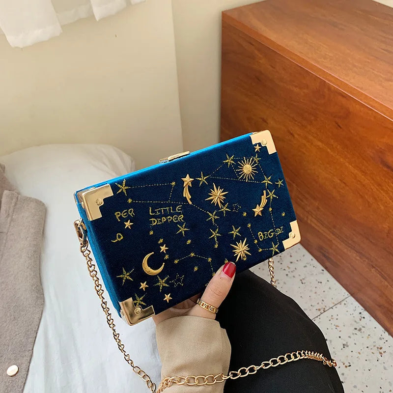 Square Shoulder Bag Famous Handbag Purse Chain Clutch Messenger Tote