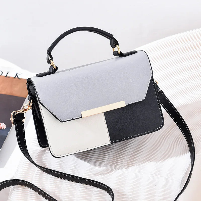 Hot Printing Stitching Square Bag Crossbody Shoulder Small Bag Female Bag