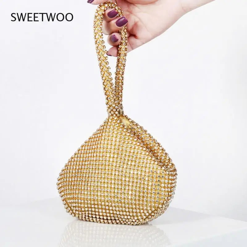 Diamonds Mini Handbag Evening Clutch Bag Purse