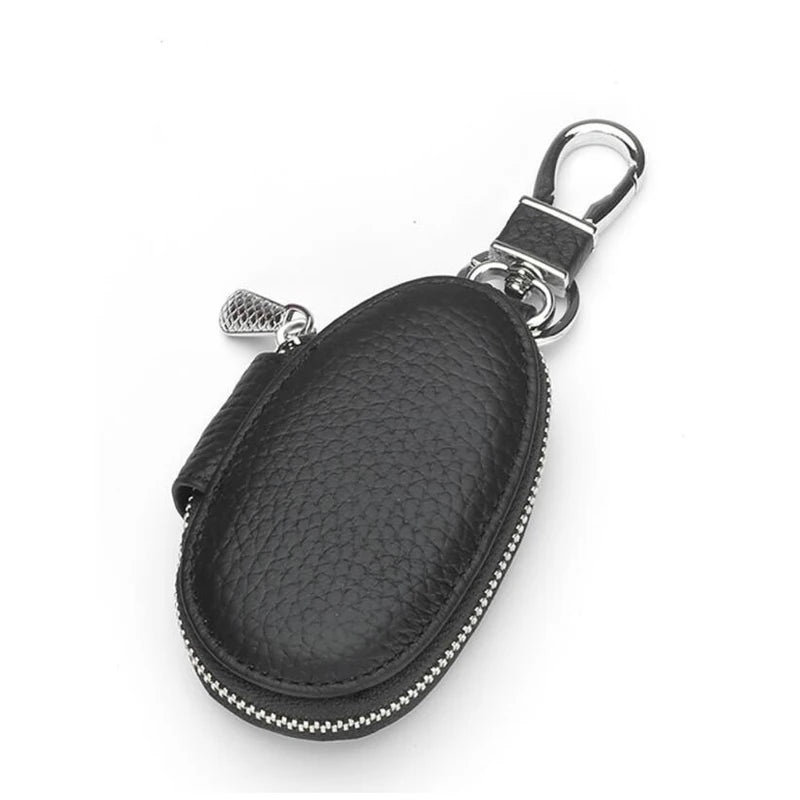 Leather Key Wallet Mini Pouch Business Holder Key Organizer