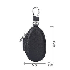 Leather Key Wallet Mini Pouch Business Holder Key Organizer