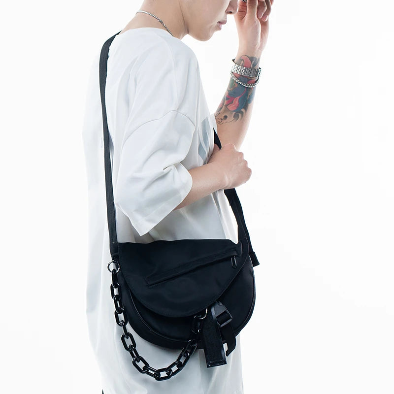 Acrylic Chain Crossbody Bag Patchwork Handbags Messenger Bag