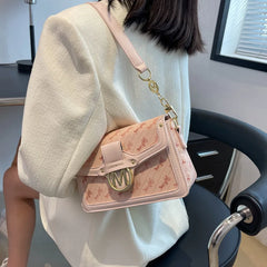 Animal Print Single Shoulder Crossbody Bag for Women