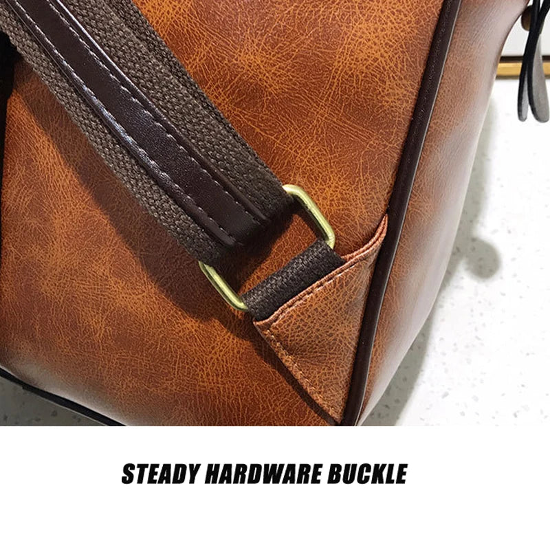 Brown Teenage Girls Anti Theft Backpack Waterproof Vintage Laptop Big Travel Bag