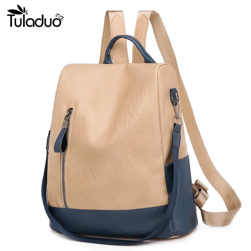Women Anti-theft Backpack Waterproof Large Shoulder Bag