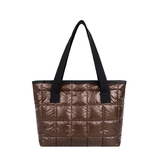 Women Autumn Winter Totes Large Capacity Handbag Soft Shoulder Bags Purse