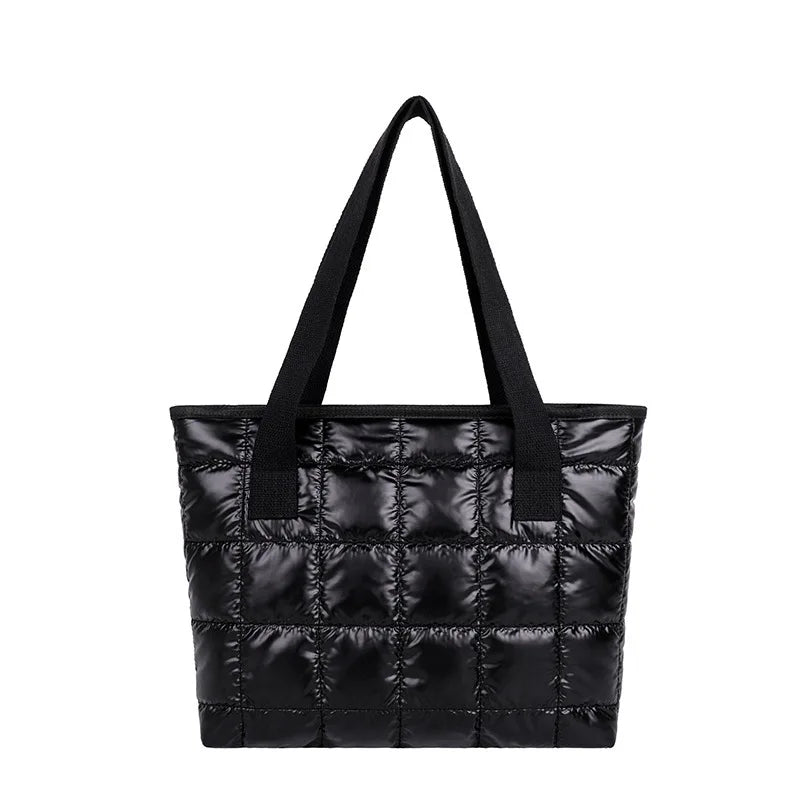 Women Autumn Winter Totes Large Capacity Handbag Soft Shoulder Bags Purse